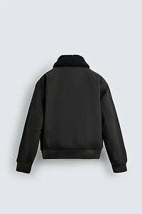 COMBINATION BOMBER JACKET