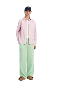COTTON - LINEN PLAID SHIRT