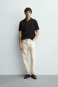 VERTICAL TEXTURED POLO