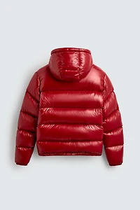 100% FEATHER WATER REPELLENT PUFFER JACKET