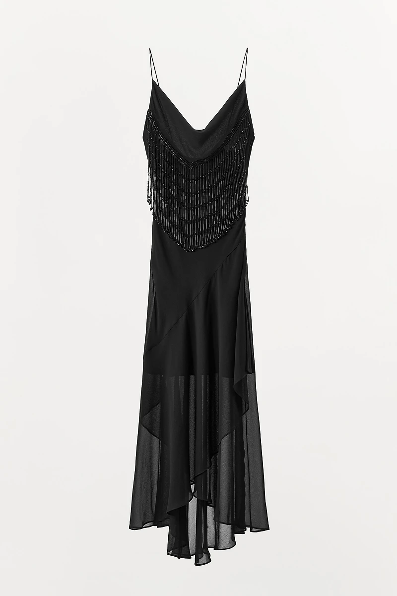 LIMITED EDITION BEADED MIDI DRESS