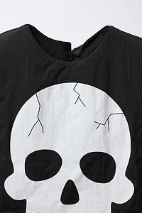 GLOW-IN-THE-DARK SKULL VEST COSTUME