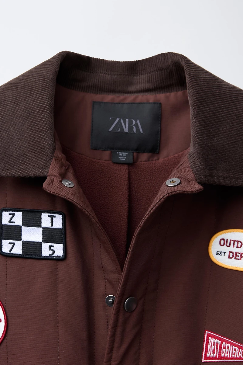 VESTE REMBOURRÉE PIÈCES