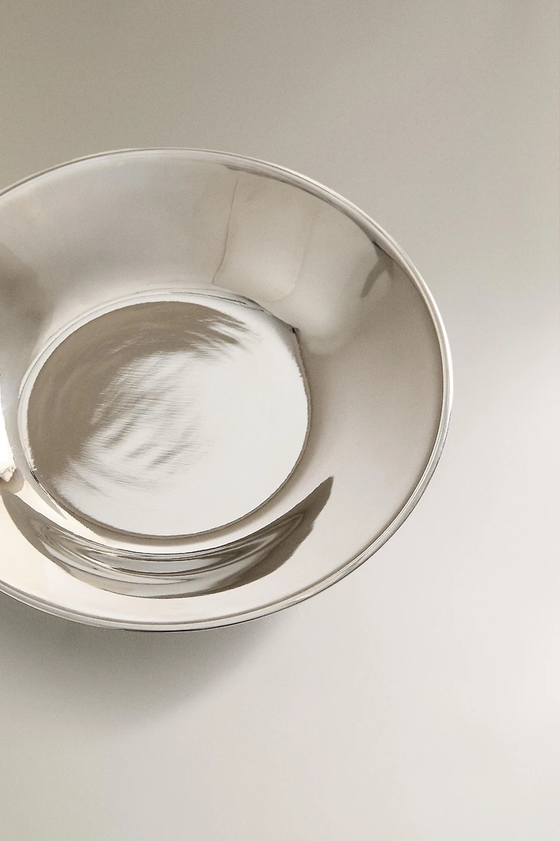 SHINY METAL BATHROOM SOAP DISH