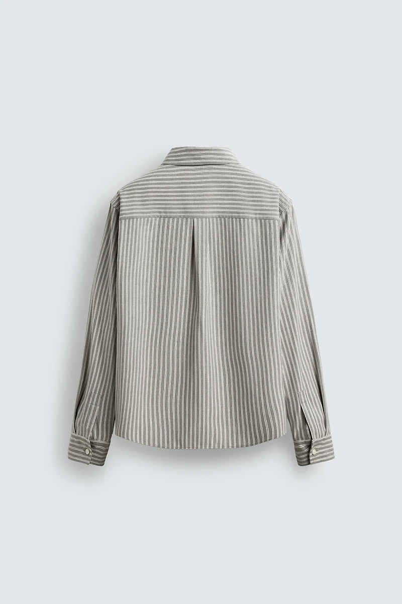 RELAXED FIT STRIPED SHIRT