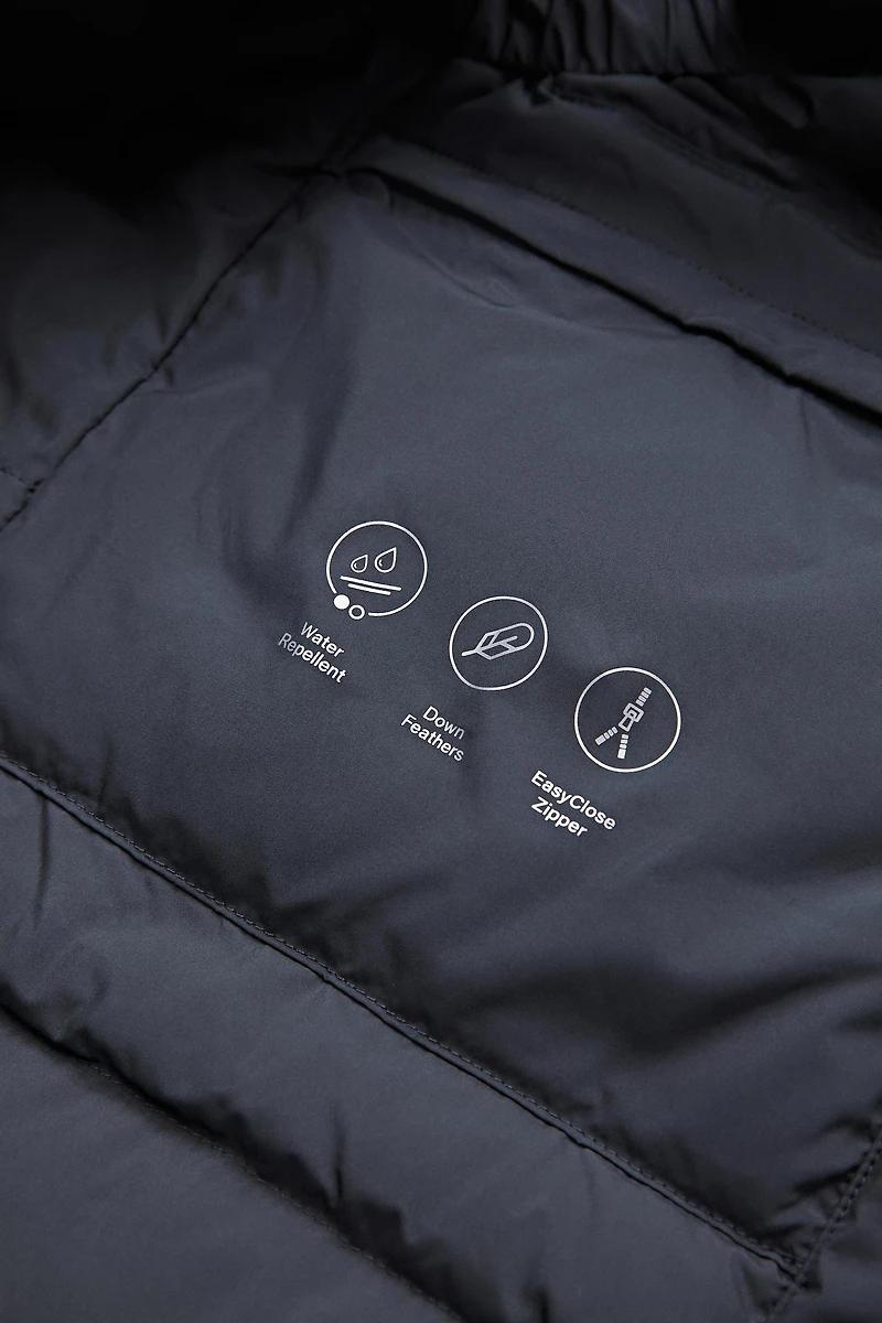 Veste sans manches ultralégère et déperlante en duvet mélangé