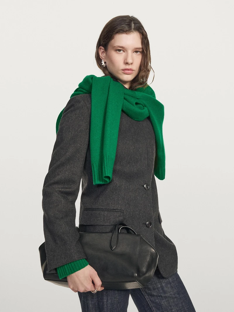 Blazer trois boutons laine