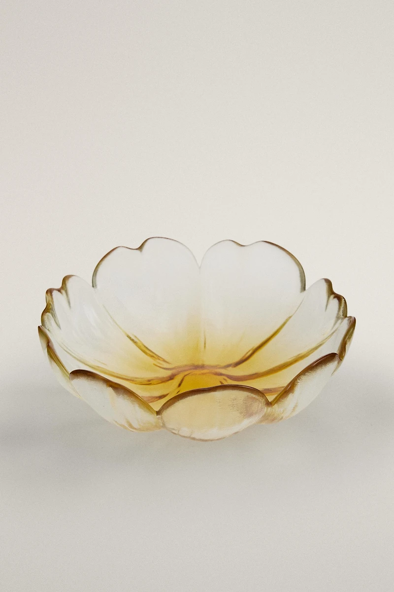 BOL EN VERRE FLEUR