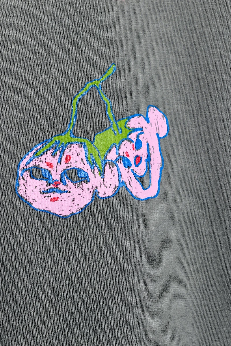 PAULA GRENOUILLE WASHED EFFECT T-SHIRT