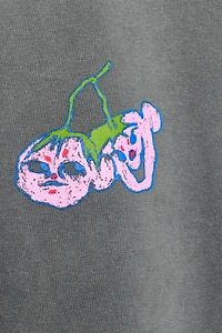 PAULA GRENOUILLE WASHED EFFECT T-SHIRT