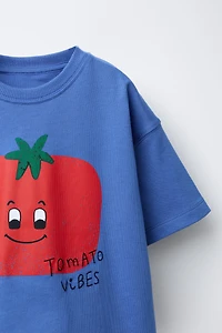 ENSEMBLE DE JOGGING T-SHIRT ET BERMUDA TOMATES