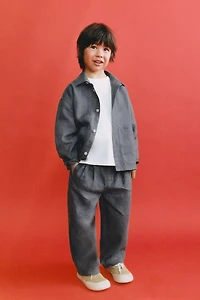100% LINEN OVERSHIRT