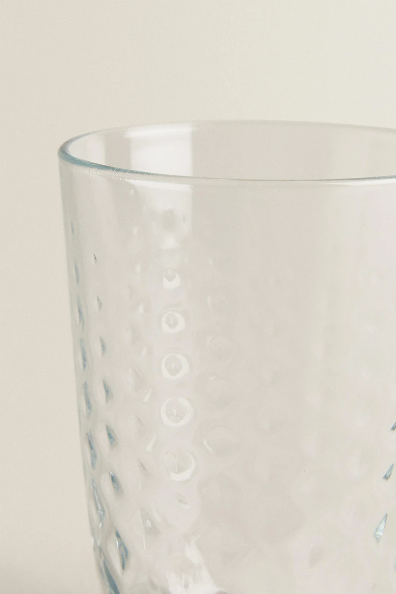 VERRE MOTIF RELIEF