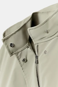 RUBBERIZED HOODIE JACKET