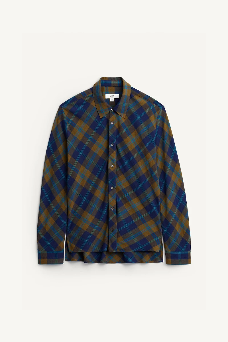 LIMITED EDITION FLOWY PLAID SHIRT