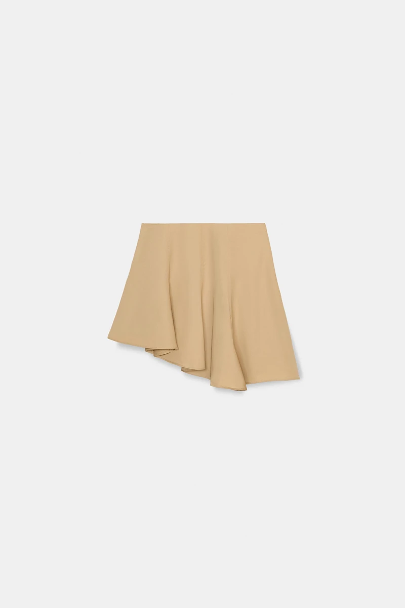 ASYMMETRICAL MINI SKIRT