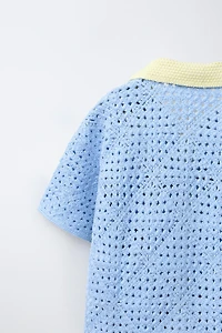 CHEMISE EN MAILLE CROCHET MICKEY MOUSE © DISNEY