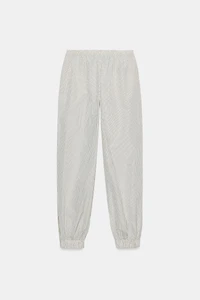 PANTALON BOUFFANT NYLON À CARREAUX
