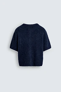 TEXTURED CARDIGAN HARRY LAMBERT FOR ZARA X DISNEY