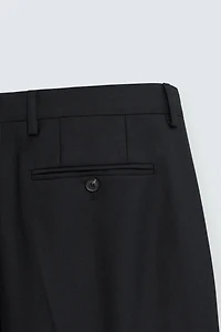 HERRINGBONE SUIT PANTS