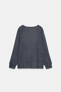 PULL RUSTIQUE À MANCHES LONGUES