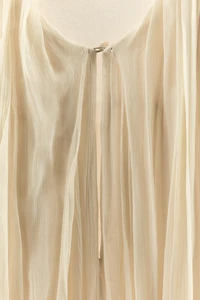DRAPED SHOULDER PAD BLOUSE ZW COLLECTION LIMITED EDITION