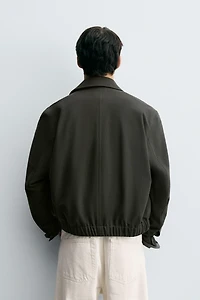TEXTURED TWILL JACKET