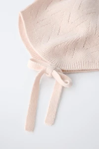 COTTON WOOL BLEND BONNET