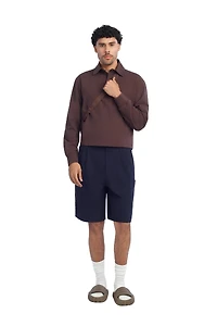 CROPPED FIT COTTON POLO SHIRT