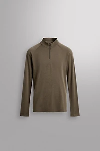 COMPRESSION QUARTER-ZIP SKI T-SHIRT
