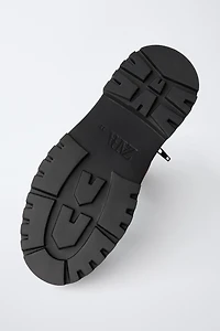 TRACK ANKLE BOOTS