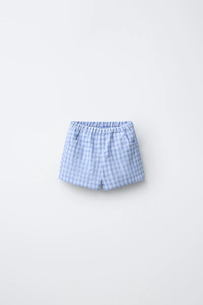 GINGHAM SHORTS