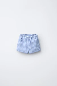 GINGHAM SHORTS