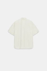 OVERSIZED STRIPED POPLIN SHIRT