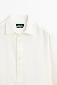 100% linen regular fit shirt
