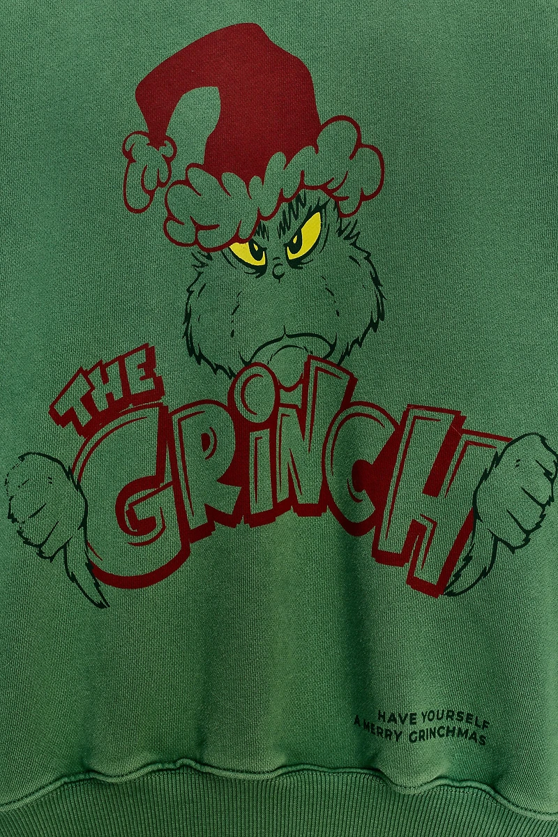 GRINCH™ CHRISTMAS WASHED EFFECT SWEATSHIRT