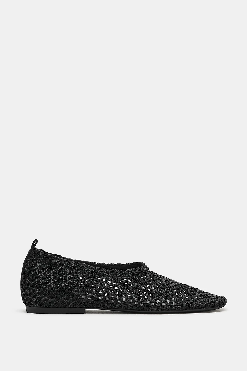 MESH FLAT BALLET FLATS