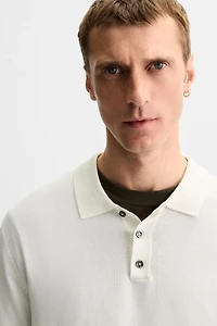 POLO EN MAILLE REGULAR FIT