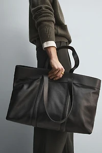 LEATHER SHOPPER BAG - LIMITED EDITION