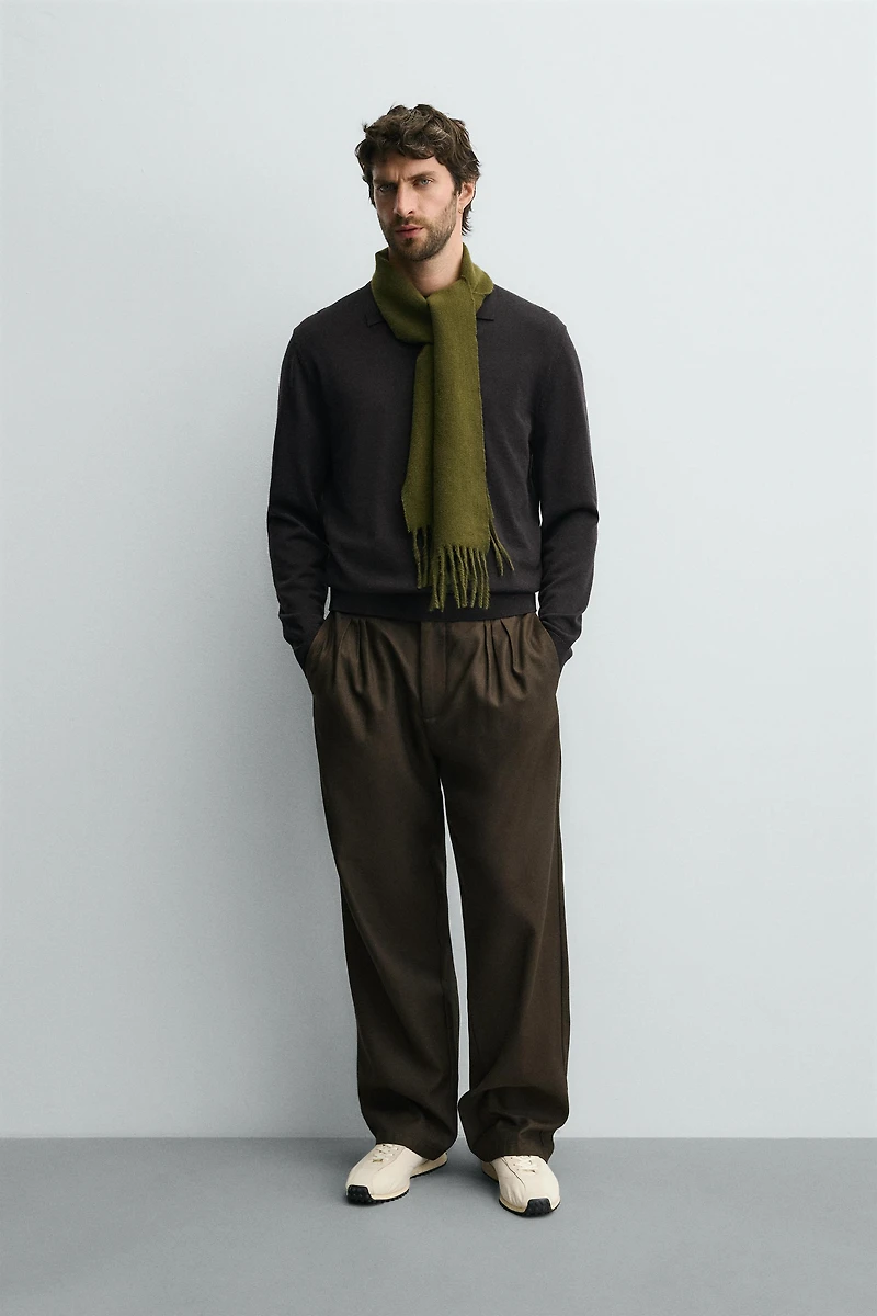 POLO EN MAILLE 100% LAINE