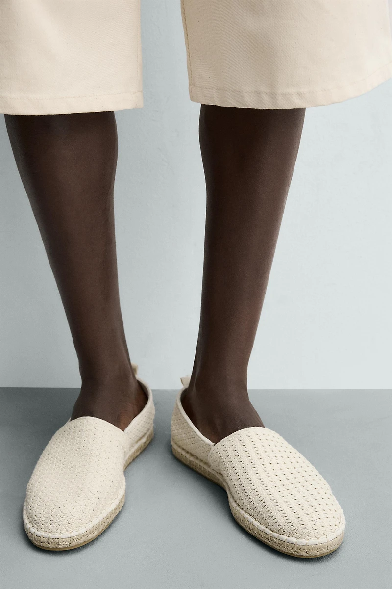 KNIT FABRIC ESPADRILLES