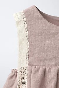 COMBINAISON EN DENTELLE 100 % LIN