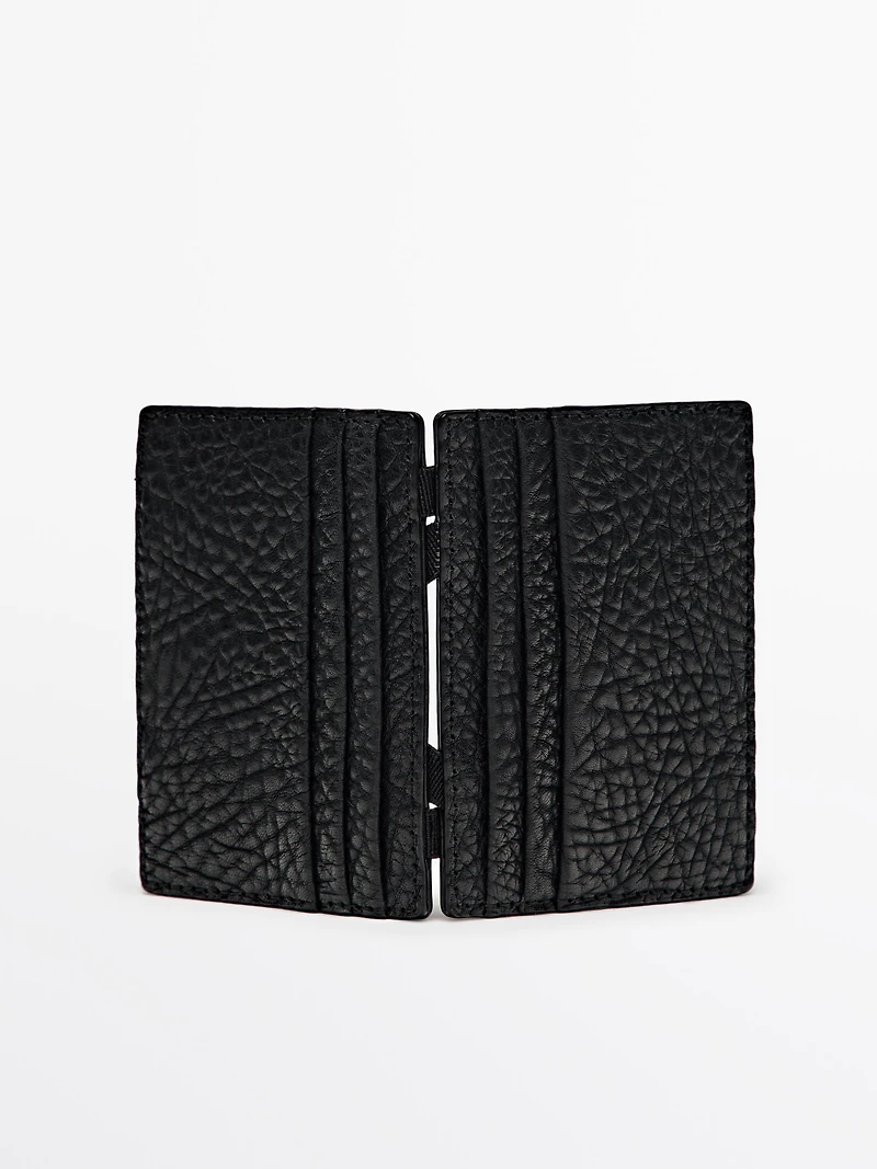 Nappa leather "magic" wallet