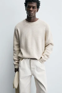 WOOL BUTTONED JUMPER