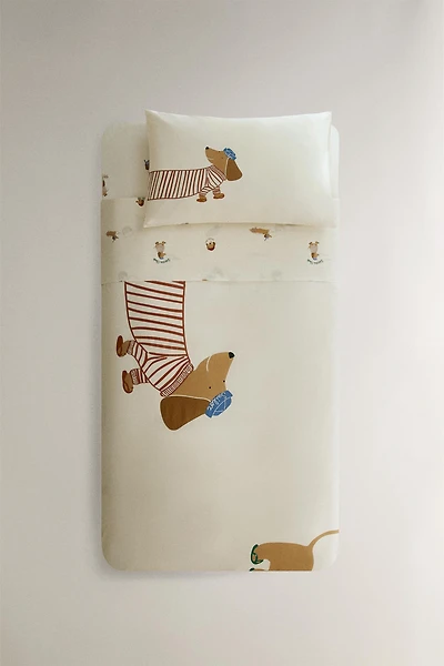 COUETTE RÉVERSIBLE ENFANT CHIENS