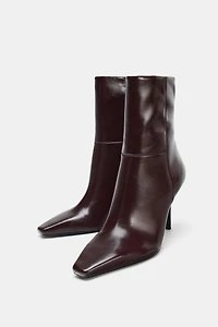 THIN HIGH HEEL ANKLE BOOTS