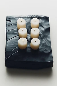 SET OF 6 DECORATIVE TEALIGHT CANDLES