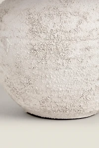 AGED CERAMIC TABLE LAMP