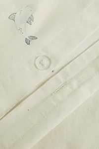CHILDREN’S SEA PRINT DUVET COVER