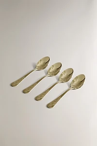 LOT CUILLÈRES À DESSERT GRAVÉES (LOT DE 4)